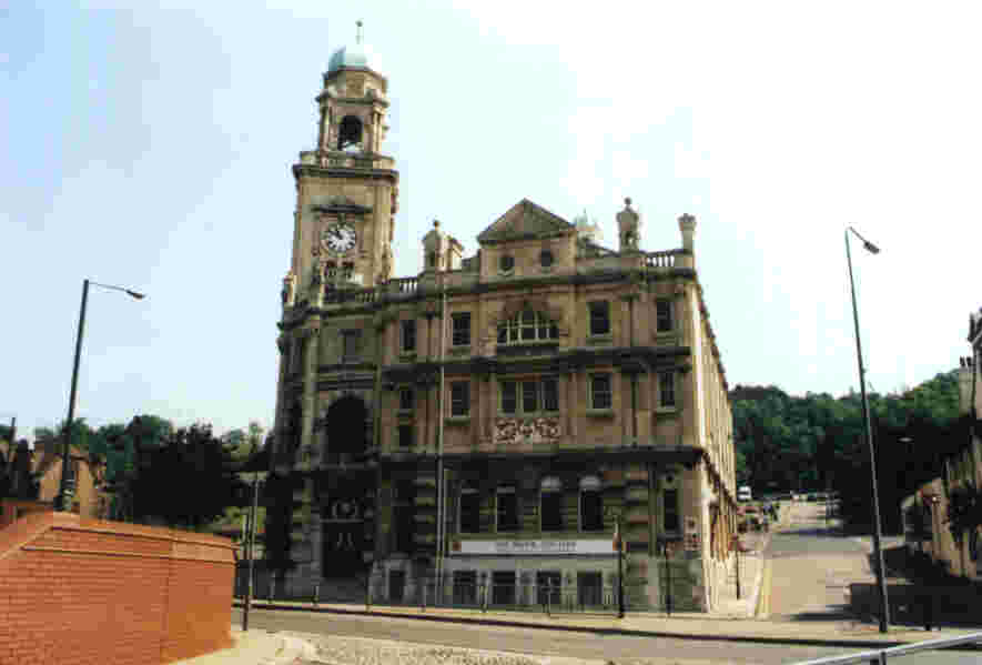 the old town hall on the Brook