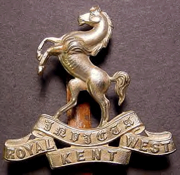 Royal West Kents cap badge