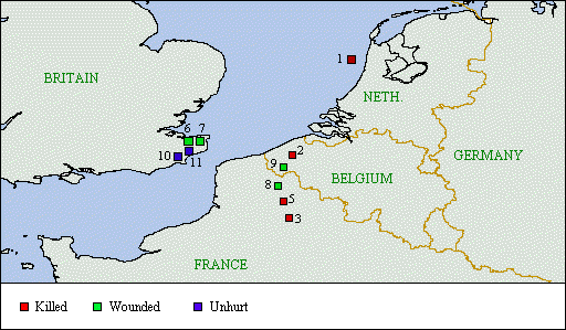 Wood casualties in Europe_Map