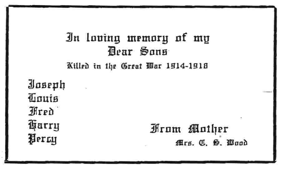 Wreath inscription
