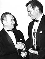 CHUCK & WILLIAM WYLER AT OSCAR CERMONY '60