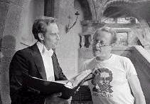 CHUCK & RALPH NELSON ON THE SET OF COUNTERPOINT