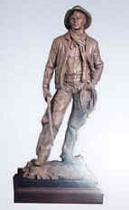 WILL PENNY STATUE HONORING CHUCKS ROLE AT COWBOY HALL OF FAME