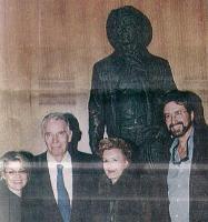 CHUCK, & FAMILY AT THE COWBOY HALL OF FAME-WILL PENNY STATUE DEDICATION