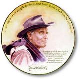 CHARLTON HESTON TRIBUTE PLATE