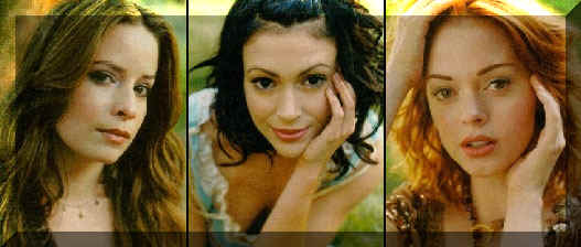 From Left to Right: Piper (Holly Marie Combs), Phoebe (Alyssa Milano), Paige (Rose McGowan)