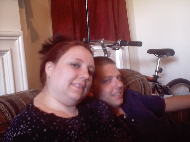 We've only just begun... Me and Matt, working on our 1st beers. [and still our 1st date]