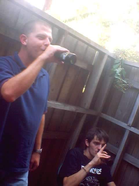 Drink boys!!! Tip those bottles up!!!