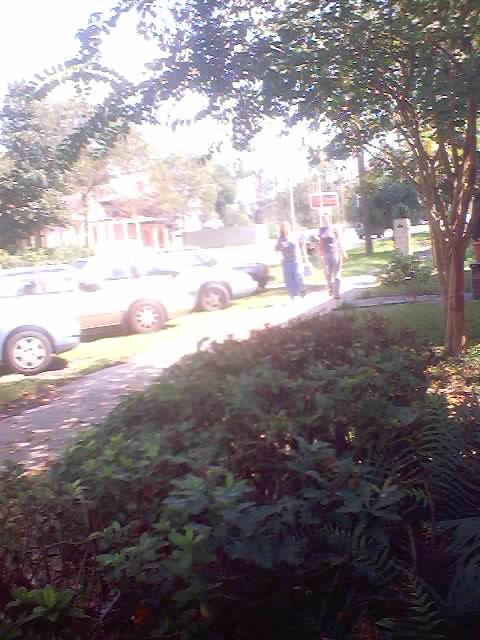 This is the babes coming back with more beer... it's about 8:30am... one case down!!