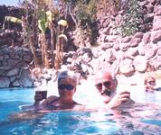 Marti Cutler and Charlie at Spa