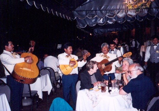 Mariachis with Carole, Marti, and Charlie