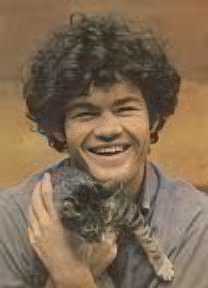 MICKY HOLDING A CUTE CAT