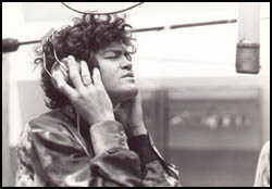 MICKY DOLENZ SINGING DURING A RECORDING SESSION