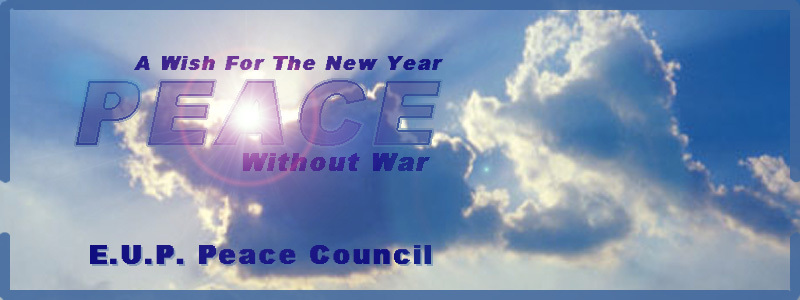 PEACE WITHOUT WAR