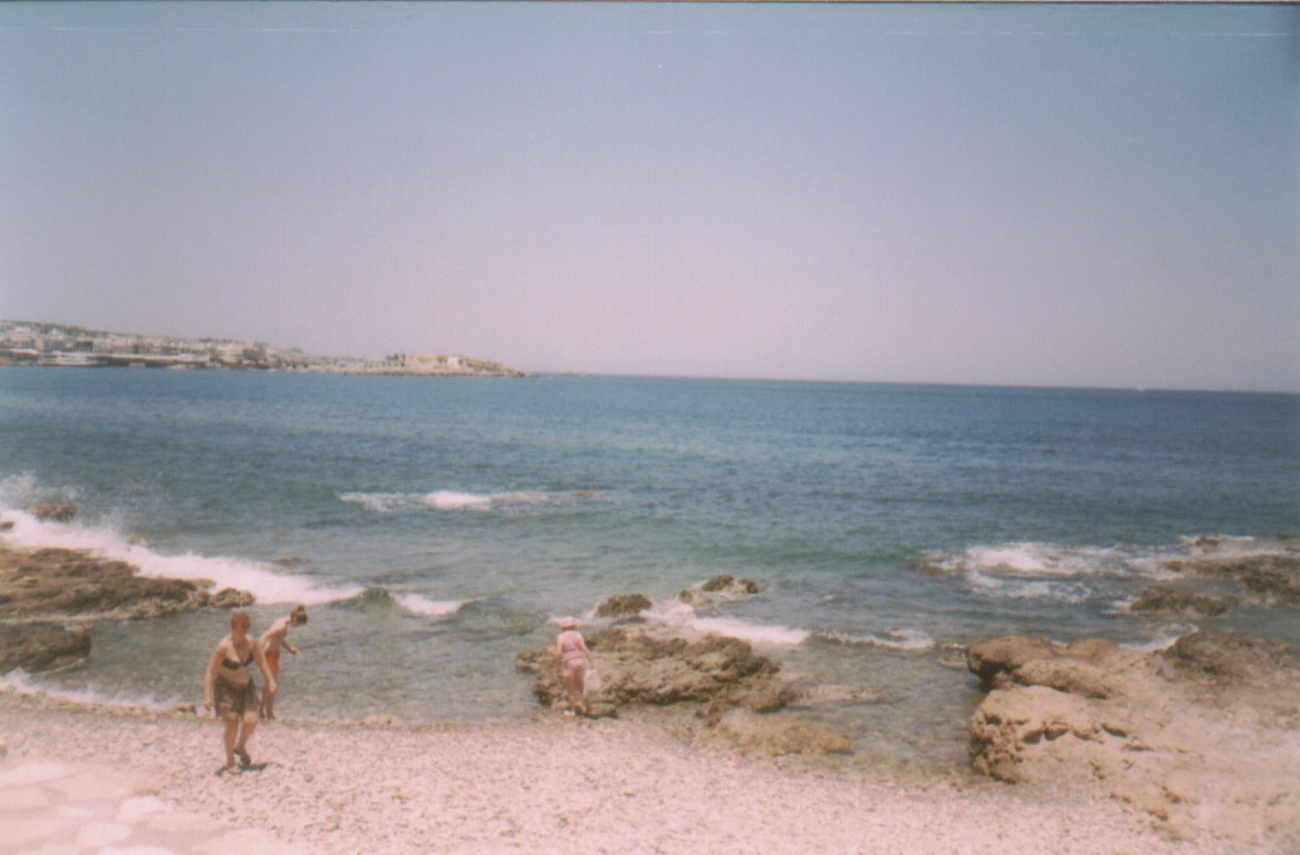 The beach