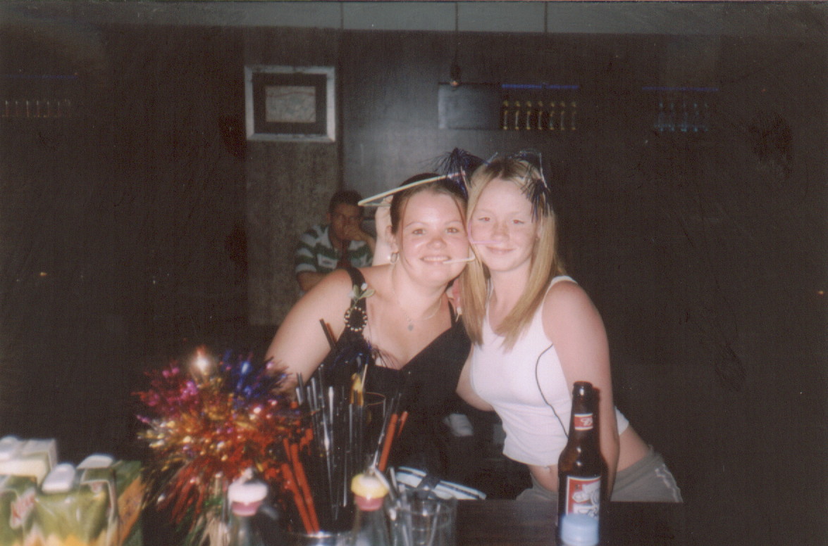 Me and Tracy the girl we met from England - Hi doll! 