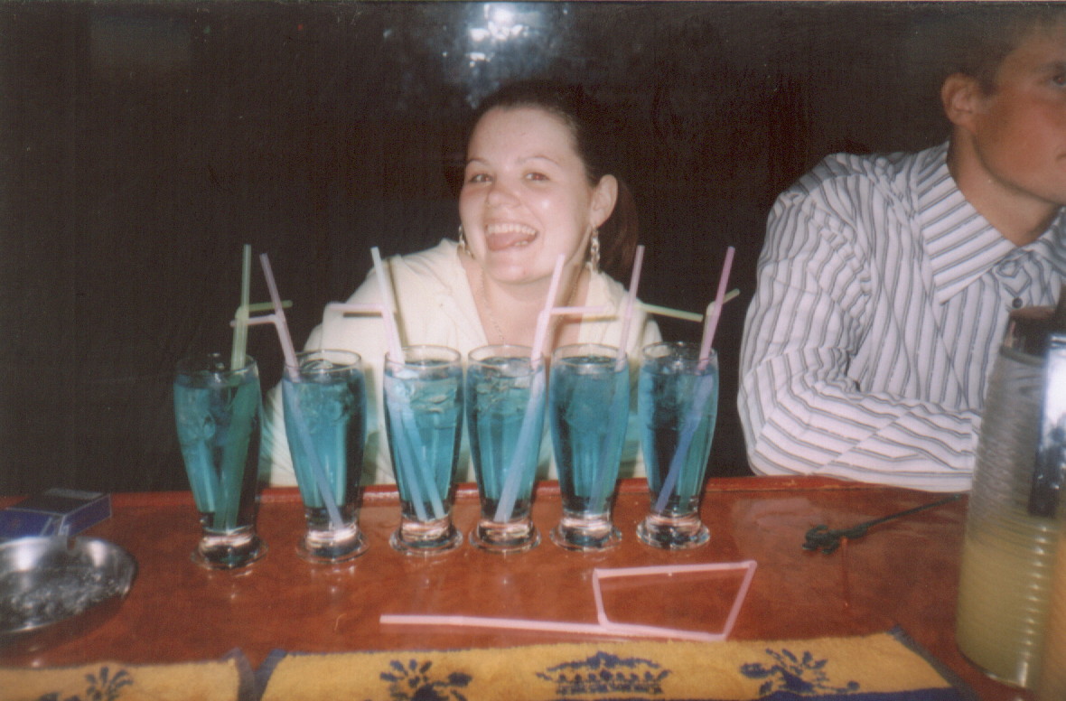 Me with loads of cocktails in Tiger