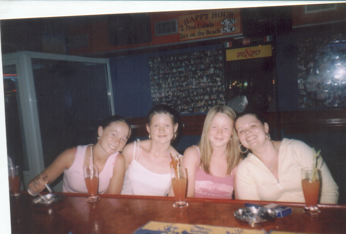 L-R - Leanne, Jade, Tracy and me in Tiger