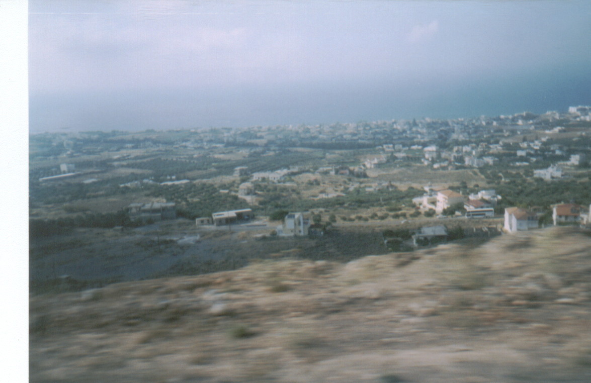 View of Greece - i think - from the plane