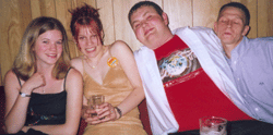 Alice, (ste's fiancee),Claire (Peters Fiancee),WESTY (Cheap Thrills), PAUL (Cheap Thrills)