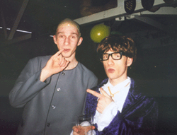 Dr Evil and Austin share a rare moment of friendliness towards one another!