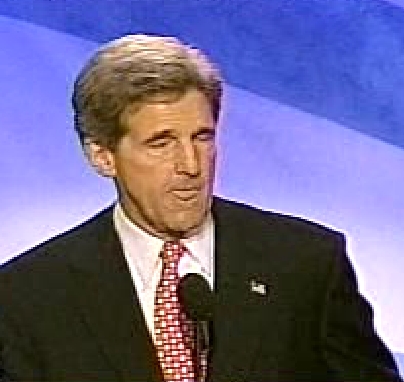 Kerry sticks toungue out