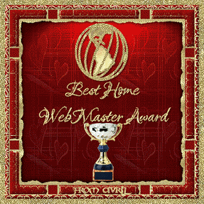 This site has been awarded the "Best Home Web Master Award"