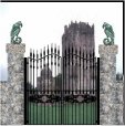 Fancy wrought iron gate