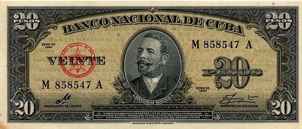 B Firmado Che, 20 P, 1960, km 80c