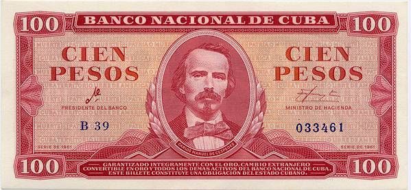 B Firmado Che, 100 P, 1961, km 99