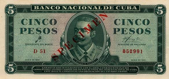 B firmado che especimen, 5 P, 1961, km CS1