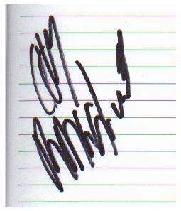 Reads "Dom Monaghan" - apparently