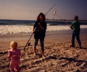 I am the blonde one.  My cousin Sara Lynn is in this picture too.