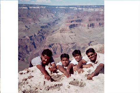 Left to right : Raja , Pradip , Prakash and Ravi