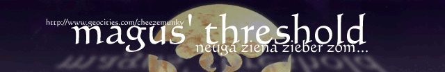 oh, dearest magus/your flashing eyes like stars/and flowing hair/like waves atop the sea/oh magus/our hero, magus