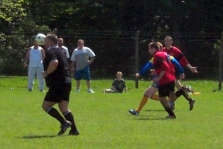 Shelly & Chappell close down a Maltings player in the Final
