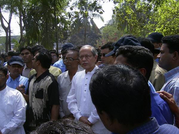 Bodruddoza Choudhury Arrives