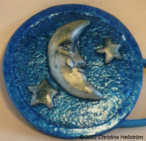 Moon and stars hair band