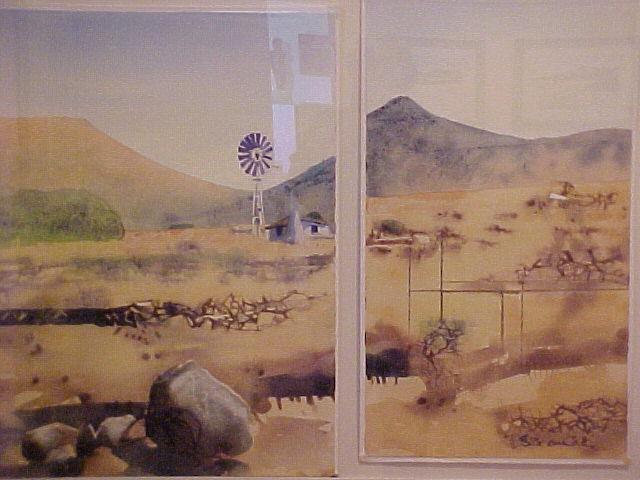 Wind Pump in Karroo - Ulrich Schwanecke