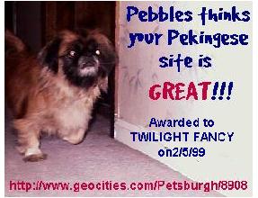 Pebbles Award