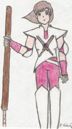 Me, The Pocky Crusader.&nbsp; Those are POCKY on my armor! And I'm holding a giant POCKY staff, hence why I'm called the POCKY CRUSADER!