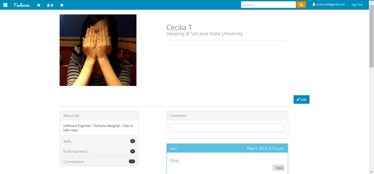 Profile Page