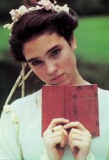 Sarah reading, acting through her favorite story, The Labyrinth.