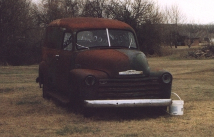 truck at home