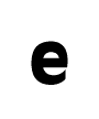 Letter "e"