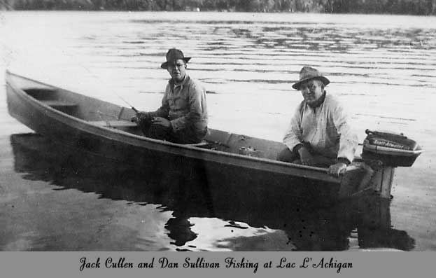Photo of Dan Sullivan Fishing with Jack Cullen at Lac L'Achigan