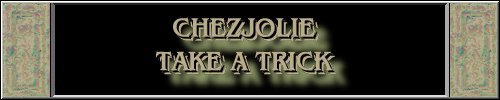CLICK HERE
FOR DETAILS OF
CH. CHEZJOLIE TAKE A TRICK
~*~POSSUM~*~