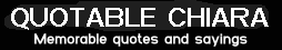 Chiara Quotes