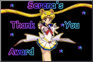 Serena's Thank You Award!