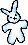 A stuffed bunny